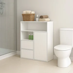 Mueble auxiliar de baño a medida