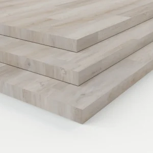 Tablero de roble natural alistonado a medida